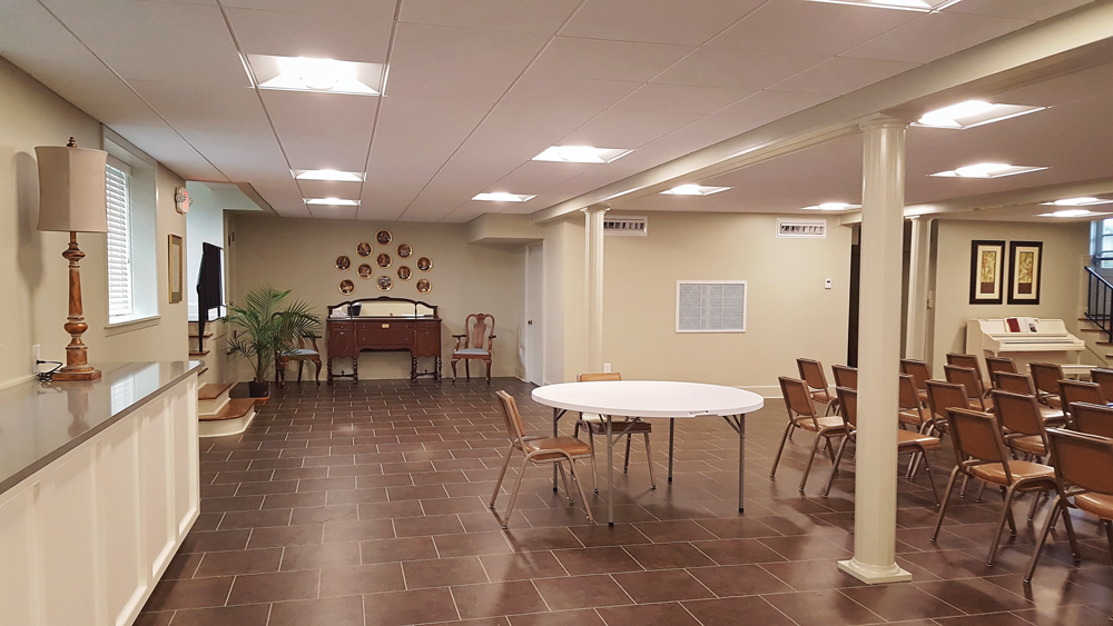 Remodeled Fellowship Hall