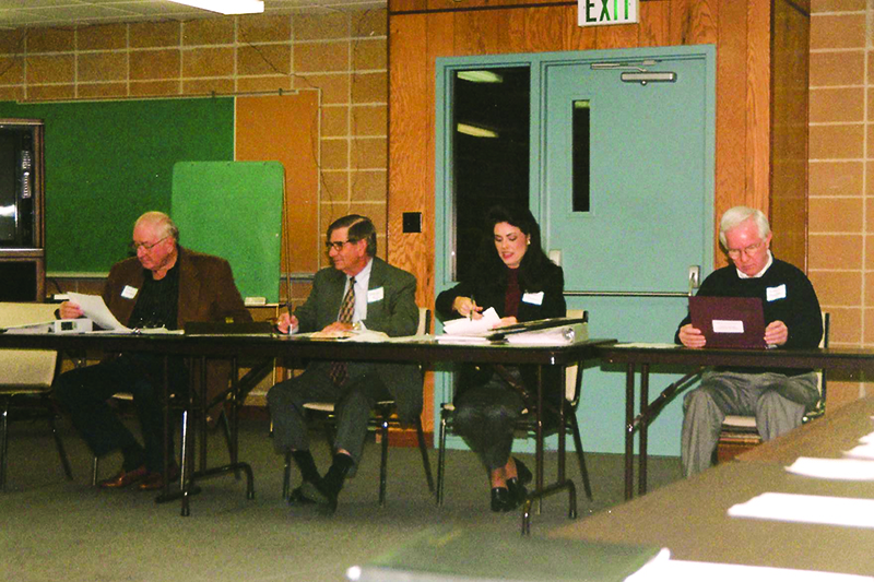 David Crawford, Billy Joe Rish, Terri Turner 1996 Fall UM Foundation Board Meeting