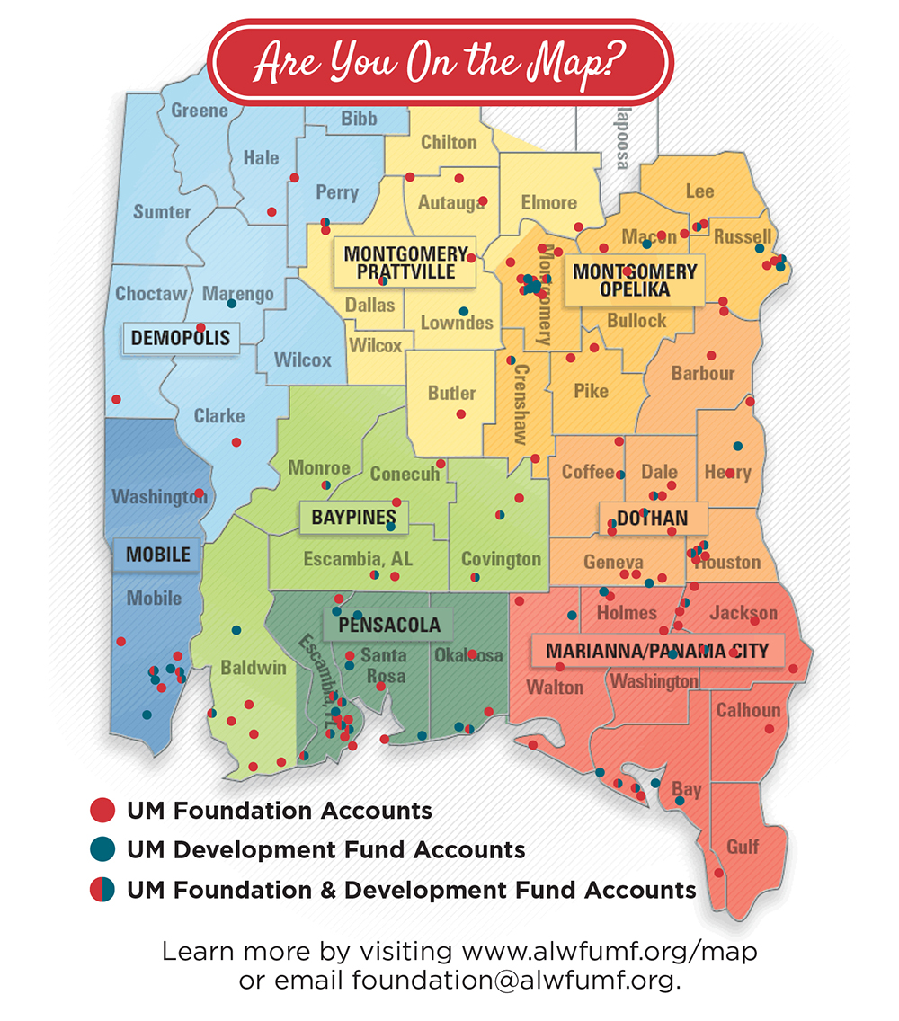 Are you on the UM Foundation map?